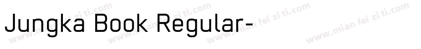 Jungka Book Regular字体转换